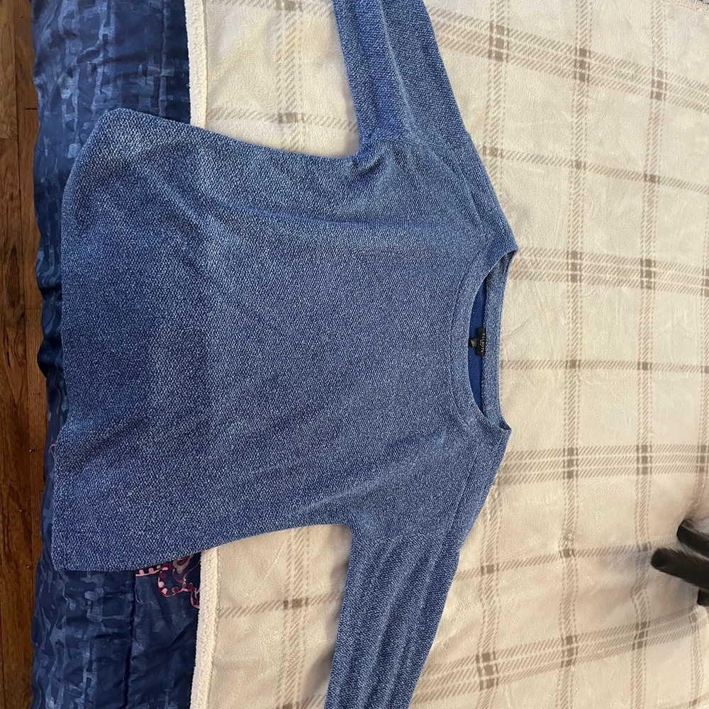 Talbots Blue Knit Sweater